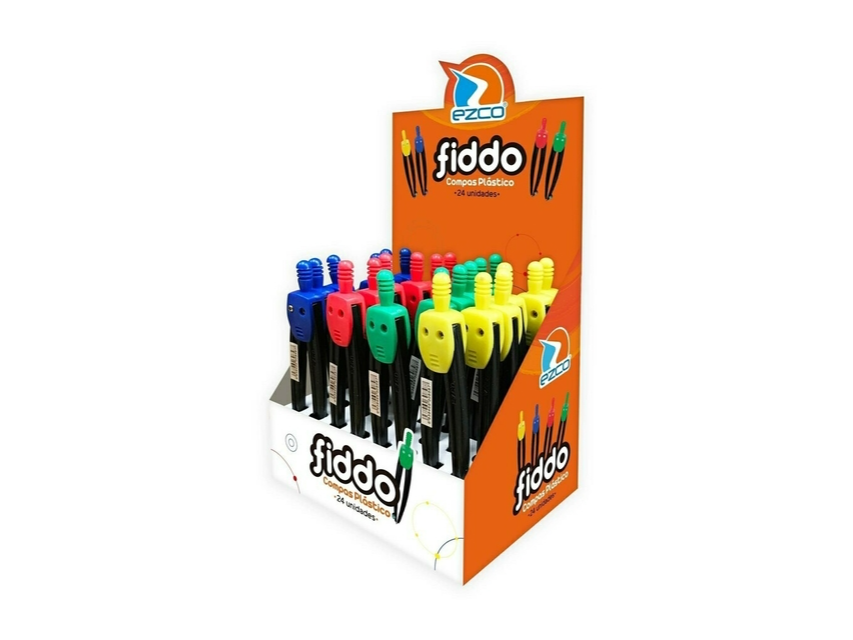 COMPAS EZCO PLASTICO FIDDO X1