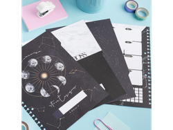 SEPARADOR A5 CON SOLAPAS -ESPACIO Y MARMOL