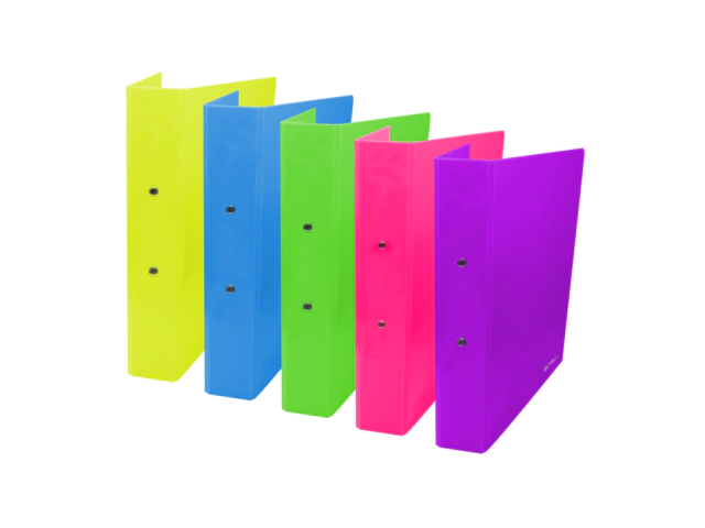 CARPETA A4 2X40 EZCO PP FLUO