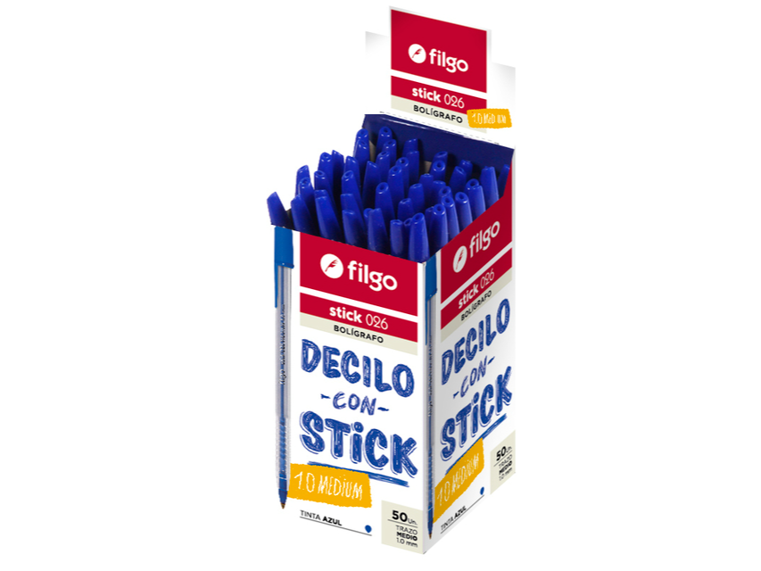 BOLIGRAFO FILGO STICK 026 1MM Xunidad
