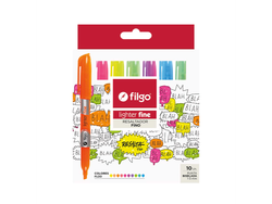 RESALTADOR FINO FILGO BLISTER X10 FLUO SURTIDO