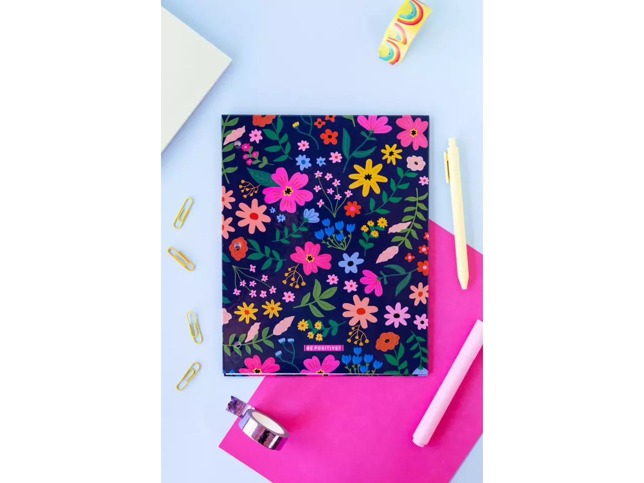 CARPETA N3 2 TAPAS P.C -FLORCITAS-