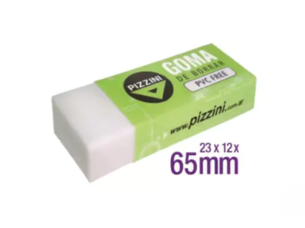 GOMA DE BORRAR PIZZINI 65mm