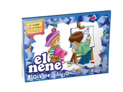 BLOCK DIBUJO EL NENE N5 BLANCO X24HJ