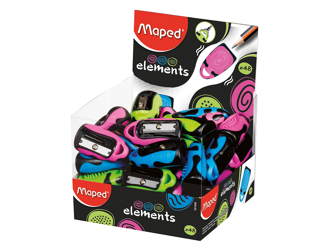 SACAPUNTAS MAPED ELEMENTS 1 ORIFICIO