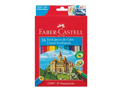 LAPIZ COLOR FABER ECOLAPIZ X36 + SACAPUNTA