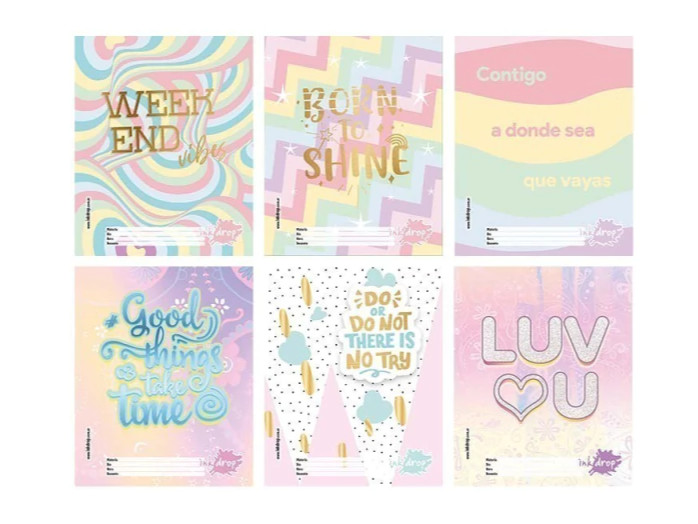 SEPARADOR N3 INKDROP PASTEL GOLD - INLOVE