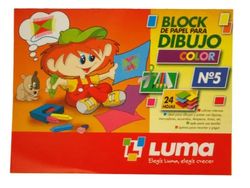 BLOCK DE DIBUJO N5 LUMA COLOR X24HJ