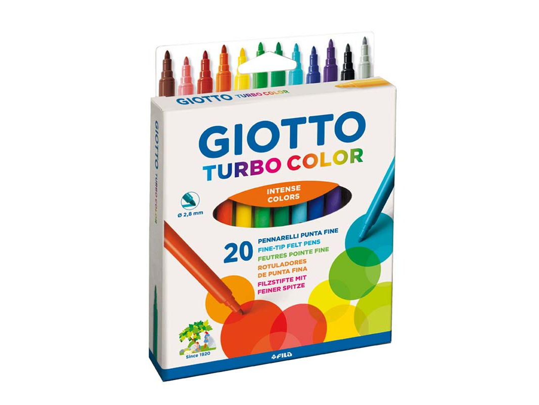 MARCADOR GIOTTO TURBO COLOR X20