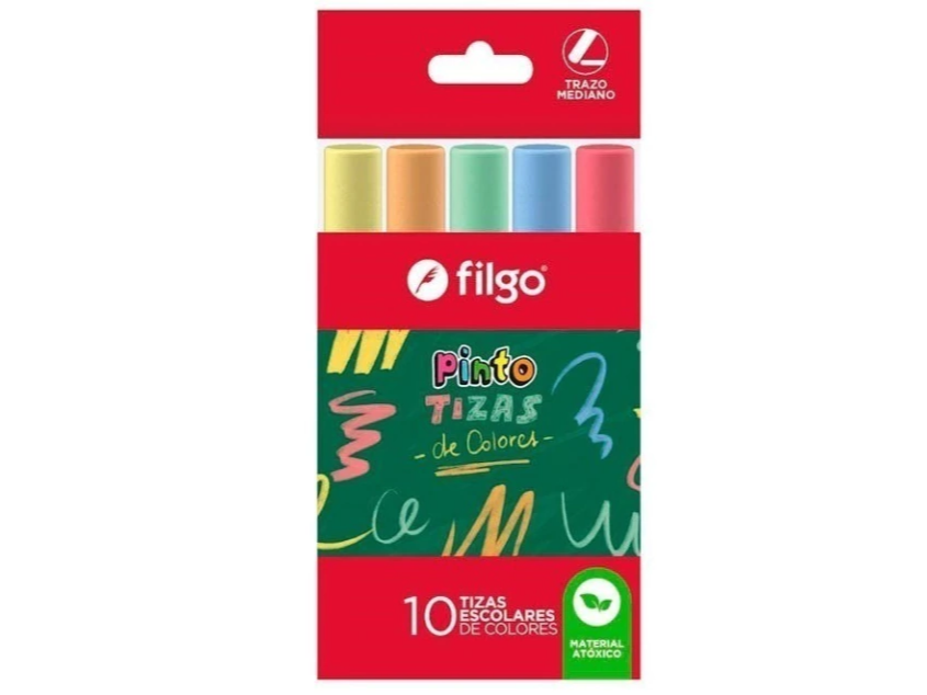 TIZA FILGO PINTO COLOR X10