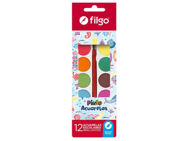 ACUARELA FILGO PINTO X12