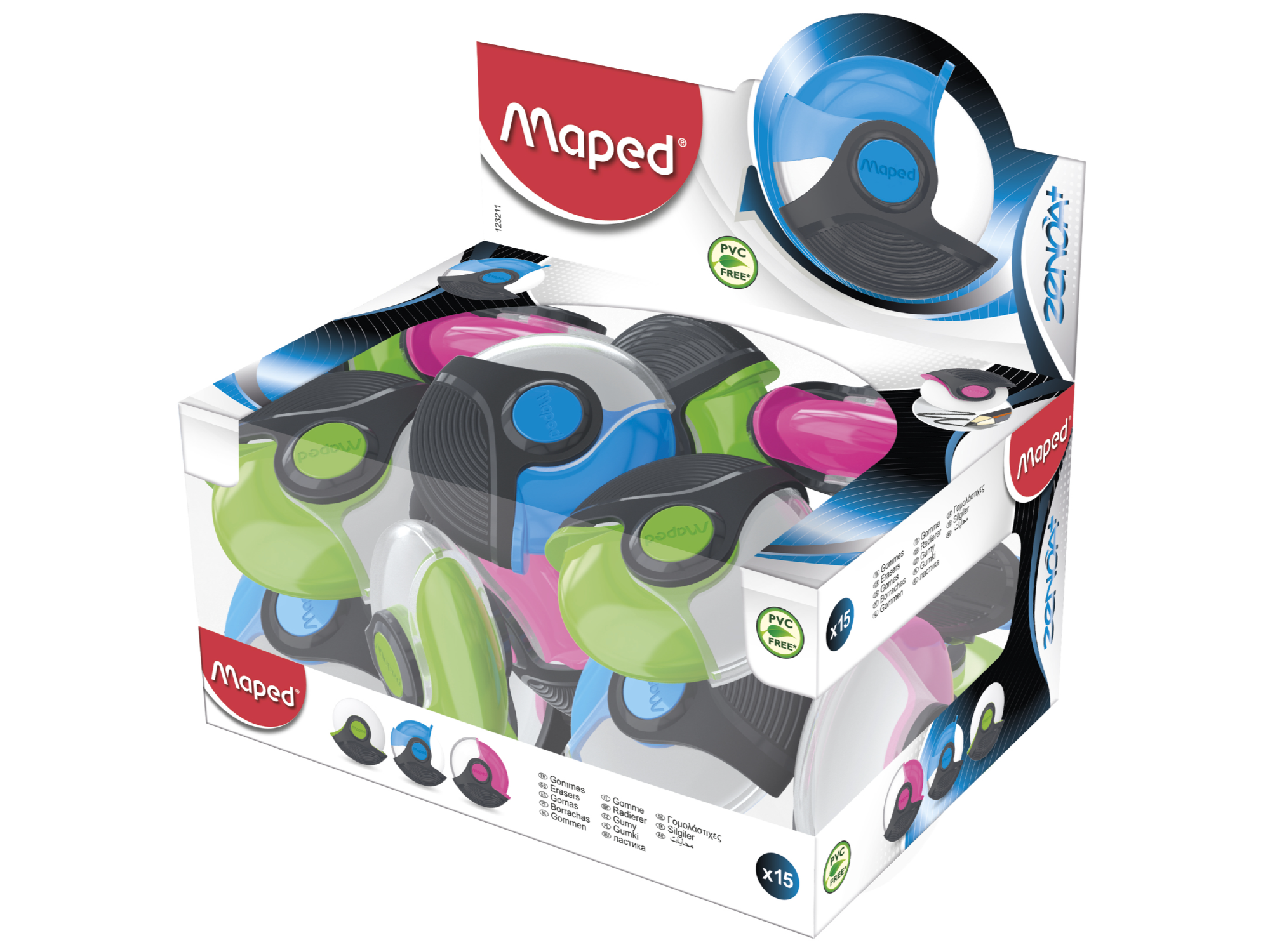 GOMA MAPED ZENOA PLUS CON ESTUCHE