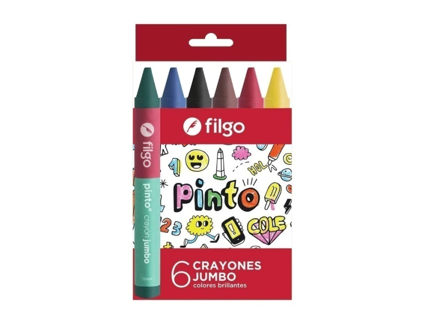 CRAYON FILGO PINTO JUMBO X6