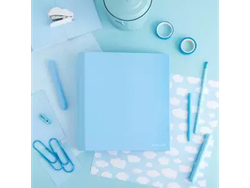 Carpeta N3 3 anillos CELESTE PASTEL - BP