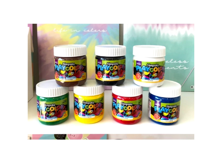 TEMPERA EN POMITO PLAYCOLOR SURTIDO X10