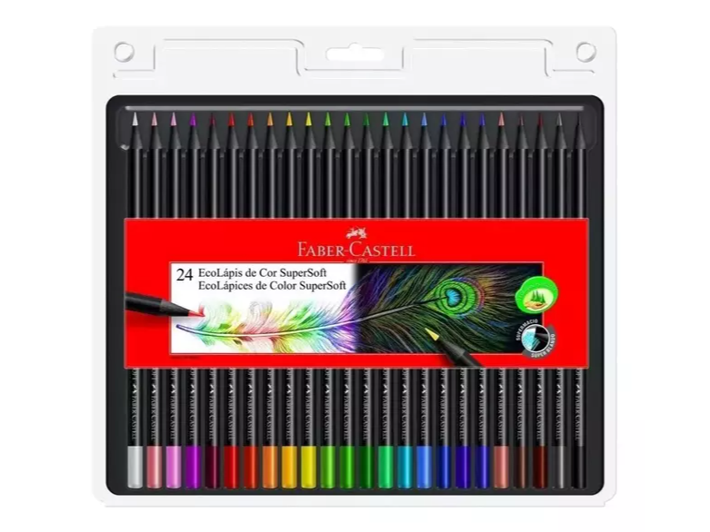 LAPIZ COLOR FABER SUPER SOFT X24