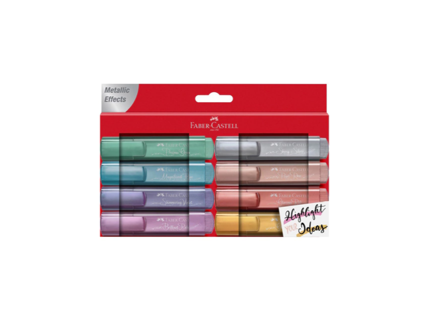 RESALTADOR CHATO FABER 46 BLISTER X8 METAL