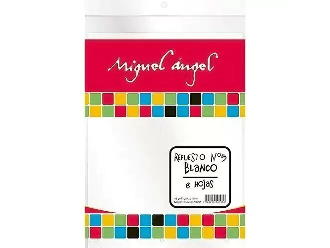 REPUESTO DE DIBUJO N5 MIGUEL ANGEL BLANCO X8HJ