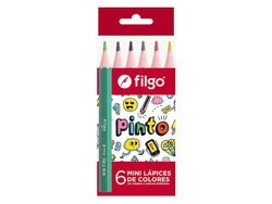 LAPIZ COLOR FILGO PINTO CORTO X6