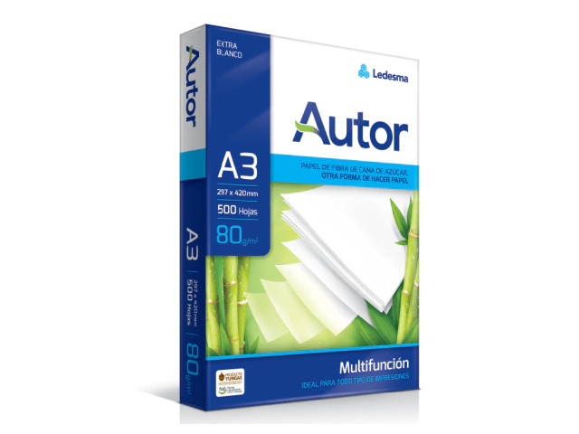 RESMA A3 80GR AUTOR