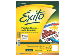 REPUESTO DE DIBUJO EXITO N3 BLANCO X8HJ