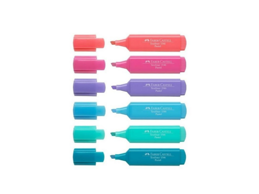 RESALTADOR CHATO FABER 1546 COLOR PASTEL