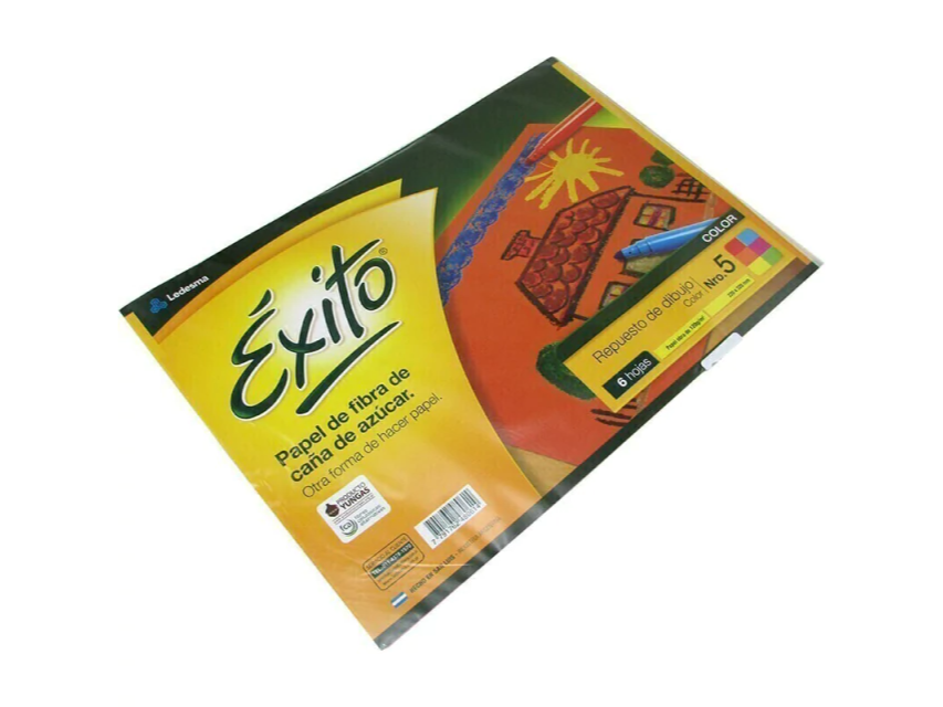 REPUESTO DE DIBUJO N5 EXITO COLOR 6hojas