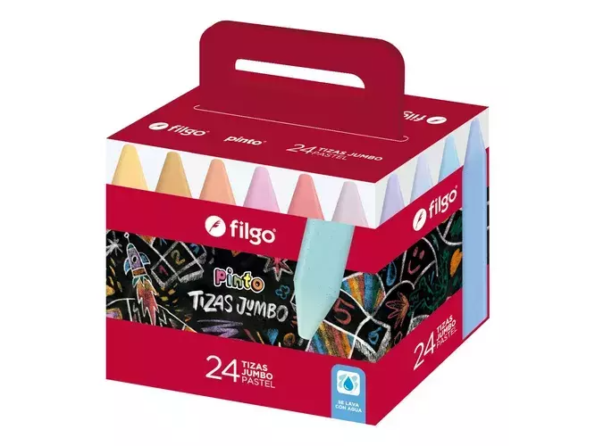 TIZA FILGO JUMBO PASTEL X24