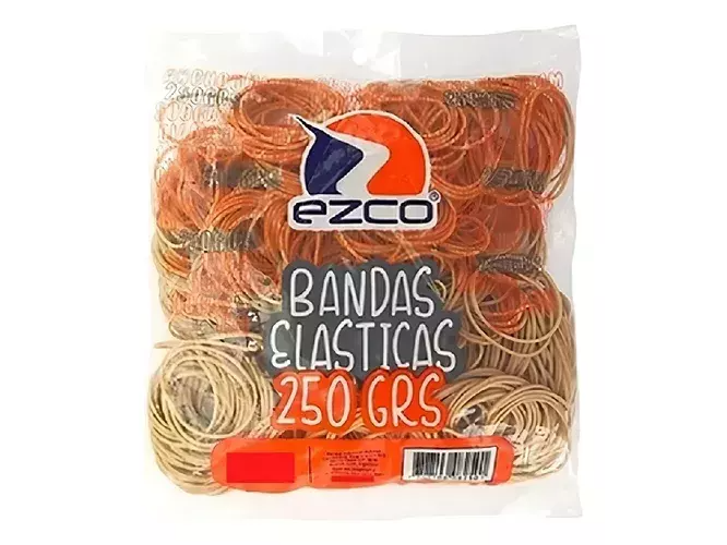 BANDA ELASTICA EZCO 38 MM 250 GRAMOS BOLSA