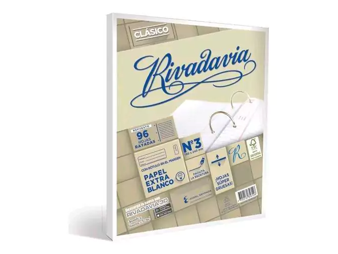 REPUESTO N3 RIVADAVIA X96 SIN BANDA CLASICO