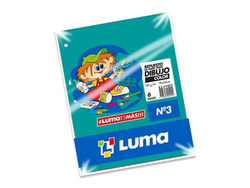 REPUESTO DIBUJO N3 LUMA COLOR X 6HJ