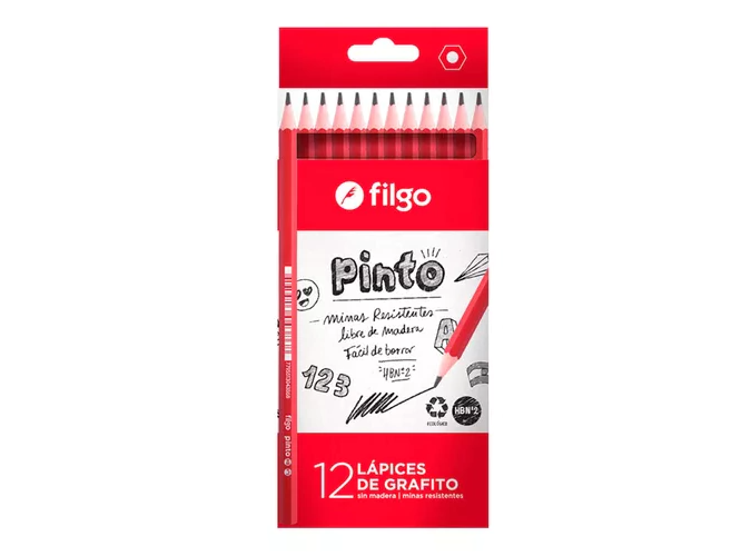 LAPIZ GRAFITO FILGO PINTO HB X UNIDAD