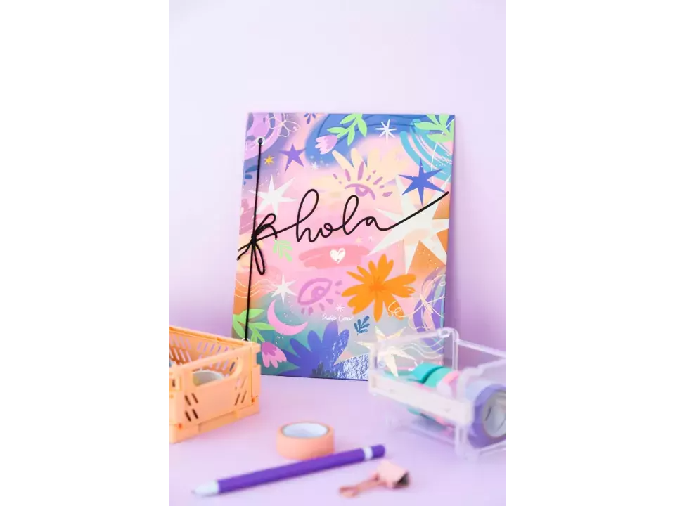 CARPETA N3 2 TAPAS P.C -HOLA-