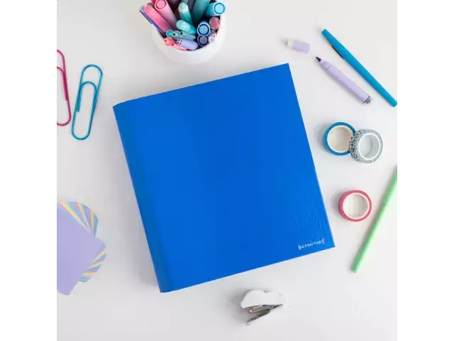 Carpeta N3 3 anillos AZUL INTENSO - BP