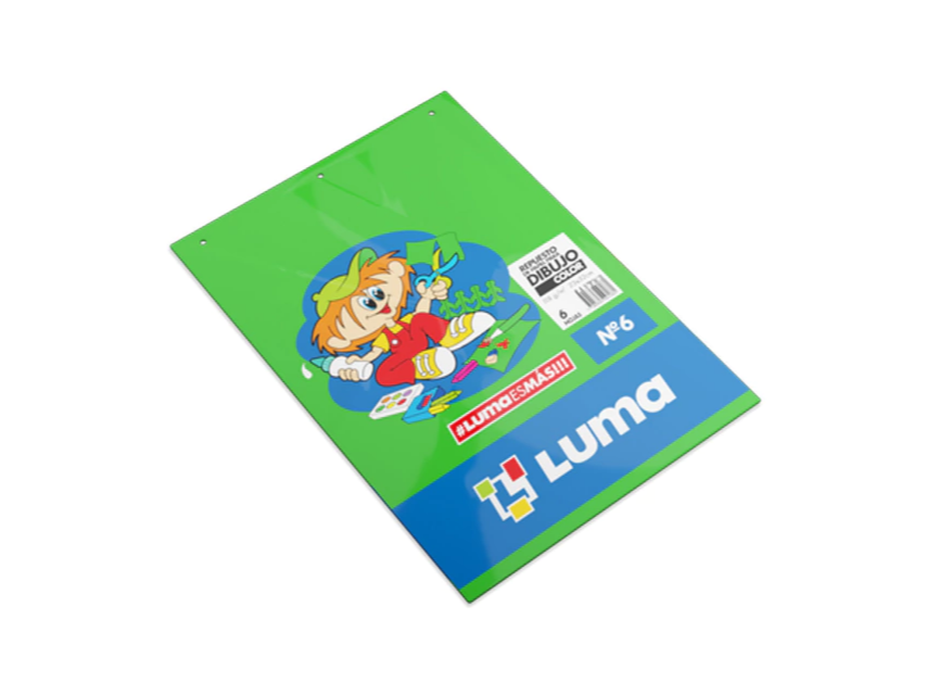 REPUESTO DIBUJO N6 LUMA COLOR X 6HJ