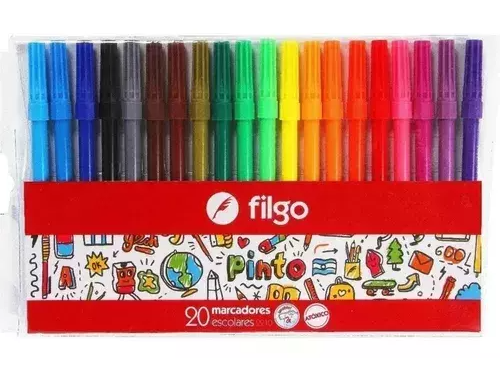 MARCADOR ESCOLAR FILGO PINTO 2210 X20