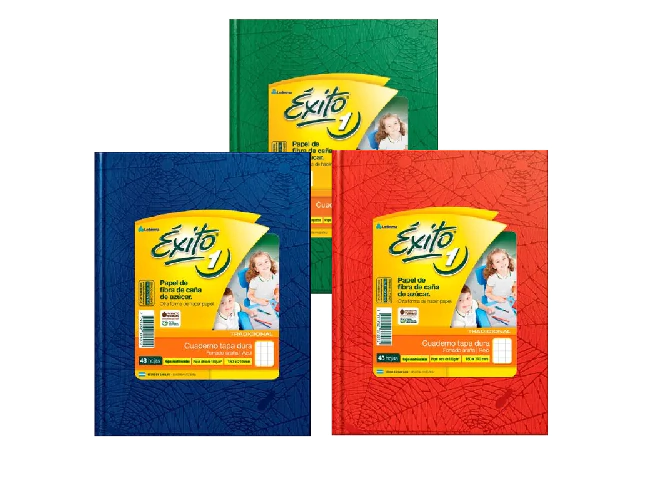 CUADERNO N1 EXITO CUADRICULADO x48hj
