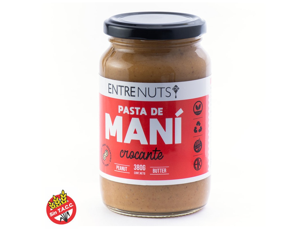 Pasta de mani crocante 370gr