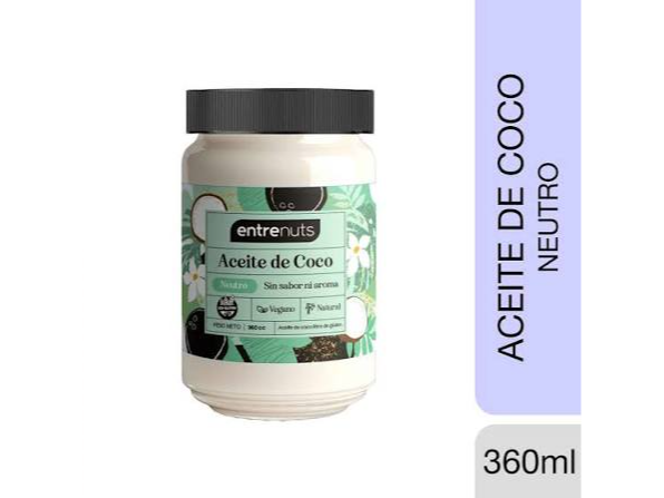Aceite de coco neutro 360cc
