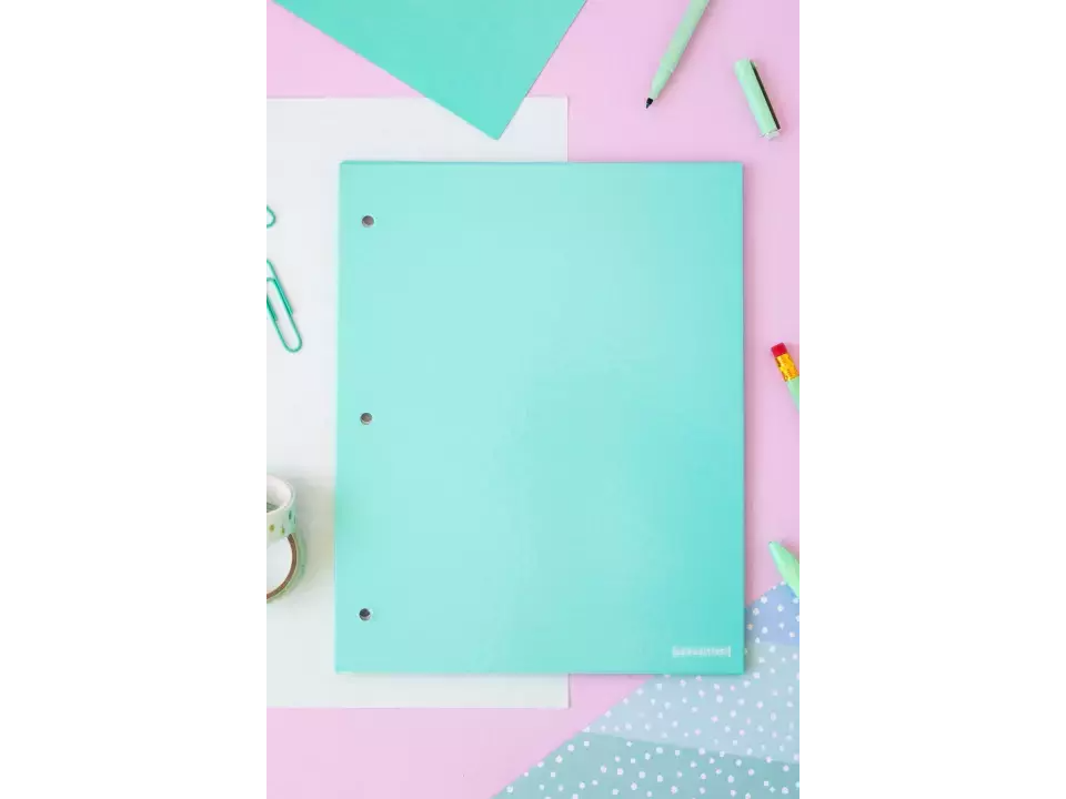 Carpeta N3 dos tapas VERDE pastel - BP