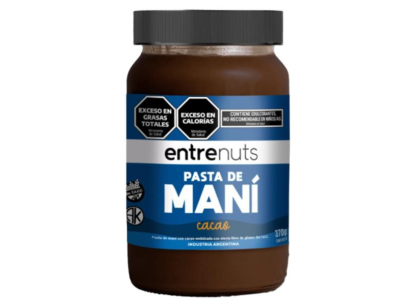Pasta de mani con cacao 370gr
