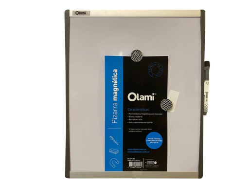 Pizarra Blanca Magnética Olami 35.5x43