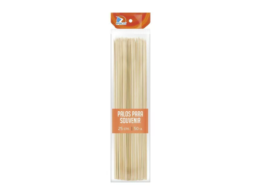 PALITO BROCHETTE EZCO 25CM X50