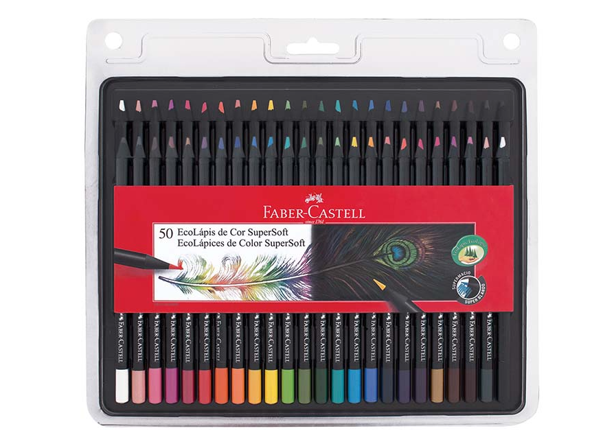 LAPIZ COLOR FABER SUPER SOFT X50