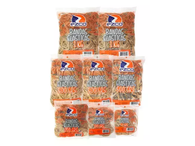 BANDA ELASTICA EZCO 38 MM 500 GRAMOS BOLSA