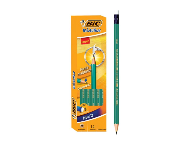LAPIZ BIC HB CON-GOMA