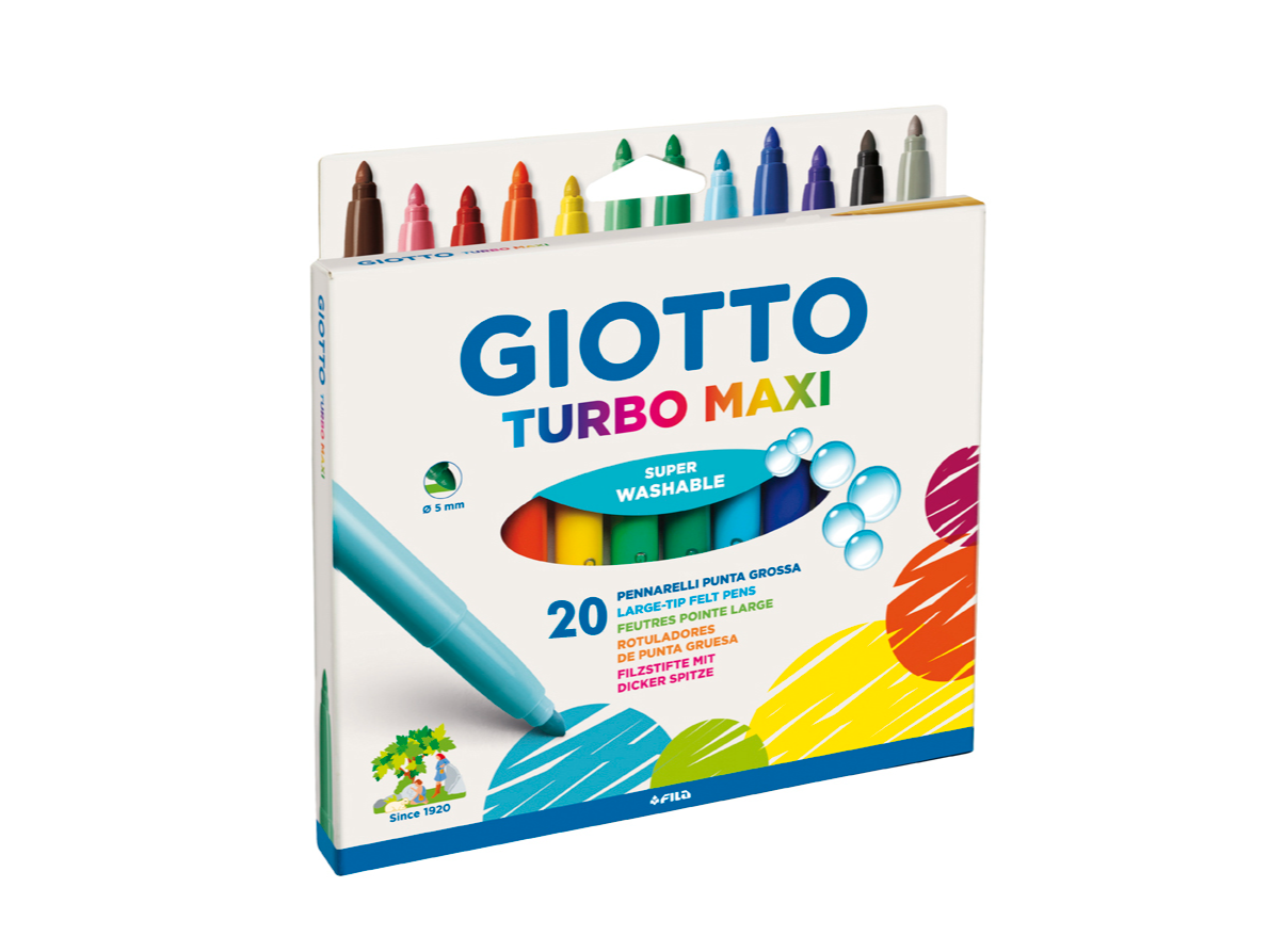 MARCADORES GIOTTO TURBO MAXI X 20