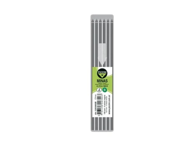 MINA LAPIZ MECANICO PIZZINI B 2MM X6