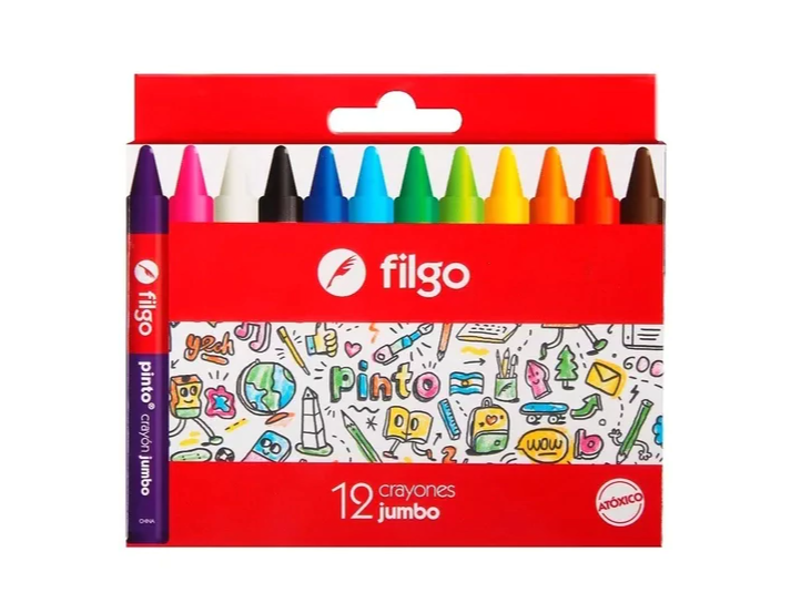 CRAYON FILGO PINTO JUMBO X12