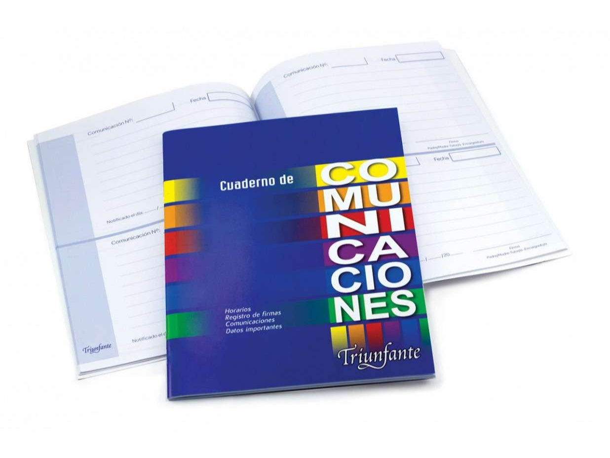 CUADERNO DE COMUNICADO TRIUNFANTE